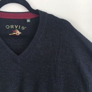 Orvis Merino Wool VNeck Sweater